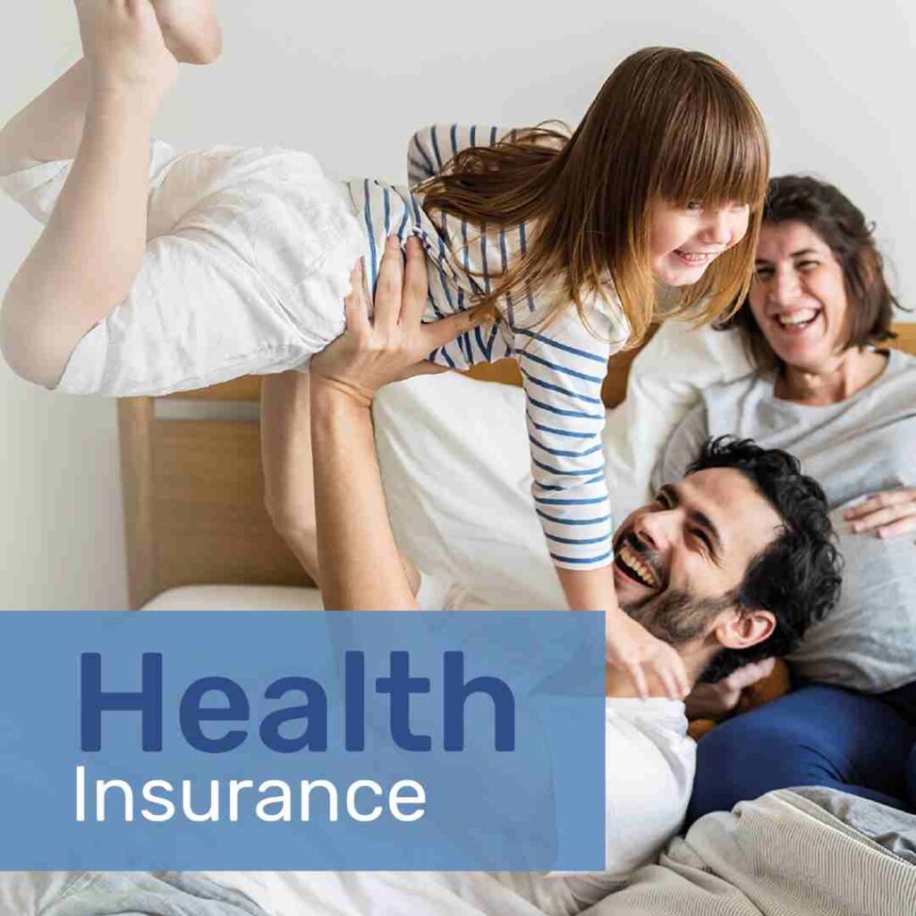 Insurance in spain, father ,daughter enjoing after geting loan
